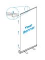 Advertising Roll Up Stand – Custom Printed Banner with Stand & Bag | Retractable Roll Up Banner Stand |  Pop Up Roll Up Standee |  Abdul Graphics. 
