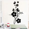 Flower Wall Sticker for bedroom, Living Room ( 24 by 48 Inches). 
