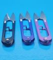 High quality 12.5cm Big metal scissor clothe cutter push back spring sharp scissor knitting embroidery home school office diy work. 