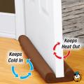 UNDER DOORS & WINDOWS. ADJUSTABLE TWO SIDED STOP COLD AIR DRAFT DOOR SEAL. 