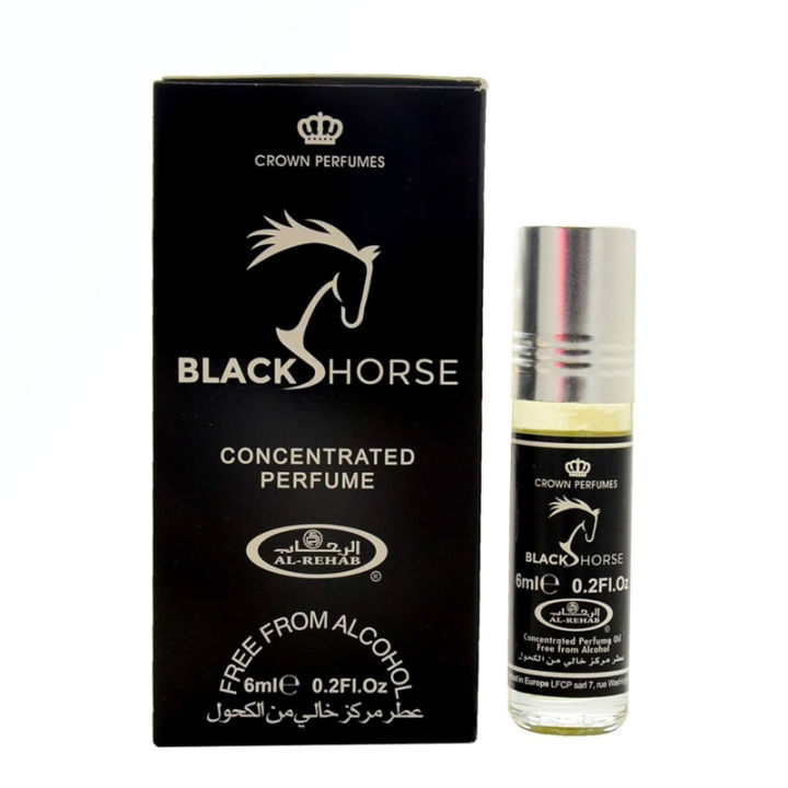 Al Rehab Black Horse 6ML Roll On Perfume Oil