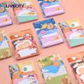 Notes Paper Wide Application Cartoon Stacking Sticky Notes. 