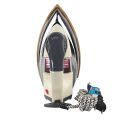 Iron   *Original Dry 1000 Watts Made In Japan Heavy Duty Deluxe Automatic dry Iron White Gold Plated High Quality Home Appliances. 