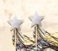 Silver Five Pointed Fairy Magic Wand Star Stick Princess Favor Birthday Gift Girl Toys Gold Kids Lovely Toys Party Decoration. 