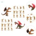 1/72 Medieval Knights Action Figure Toy Knight Toy for Ages 3 4 5 6 7 8 9 10. 