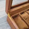 6 Slot 12 Slot and 20 Slot Grid Natural Wood Veneer High Quality Watch Display Organizer Box Smart Watch Storage Case. 