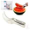 Pack Of 2 Watermelon Slicer Kitchen Gadgets Stainless Steel Fruit Cutter And Tooth Paste Dispenser.. 