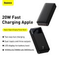 Baseus 20000mAh Fast Charging Power Bank, 20W Portable 10000/20000/30000mAh Powerbank with Digital Display, Compatible with Samsung/iPhone/mi/Huawei and More. 