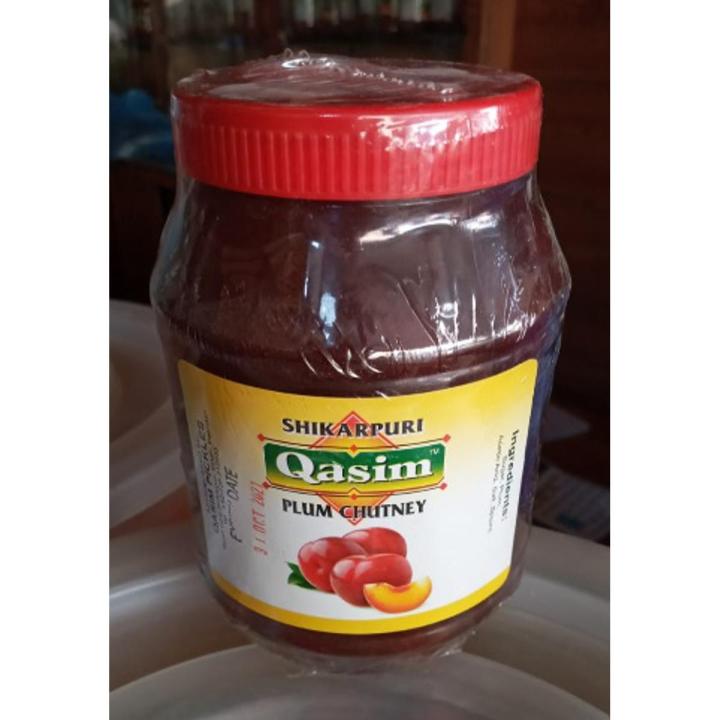 Plum Chatni Aalu Bukhara ki Chatni - 1 KG - 100% Original Shikarpuri Achar - Qasim Shikarpuri Pickles and Chatni