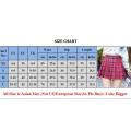 OIMG Women Plaid High Waist Tennis Skirt Flared Pleated Short Skirt School Girl Skirt. 
