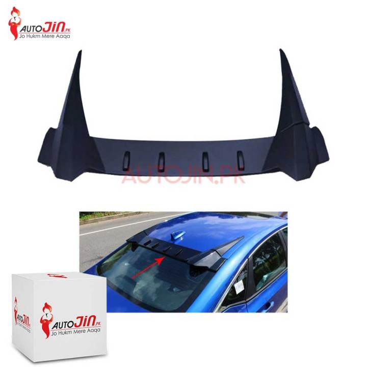 Honda Civic 2022-23 Roof Spoiler Matte Black 3pcs - Roof Spoiler Matte Black