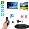 BeesClover Smart Remote Control Air Mouse Keyboard Wireless Backlit Remote Controller Rechargeable 2.4G TV Box Remote Plug Play Multifunctional Fly Mouse Remote Controller. 