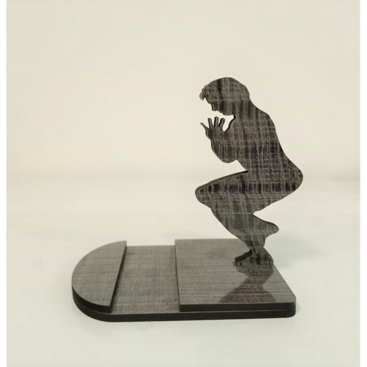 Mobile Holder, Phone Stand, Laser Cut, Laminated MDF Wood