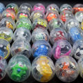 47*55MMTransparent One-Piece Two Yuan Capsule Ball Kinder Joy Twisted Egg Game Machine Pai Pai Le Capsule Toy. 