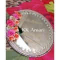 Mirror tray for engagement rings and nikah pens. nikkah accessories and nikkah gift. 