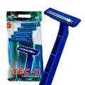 (5 Pcs Pack) Treet Tec II 5's Disposable Shaving Razor Pouch - 5 Razors. 