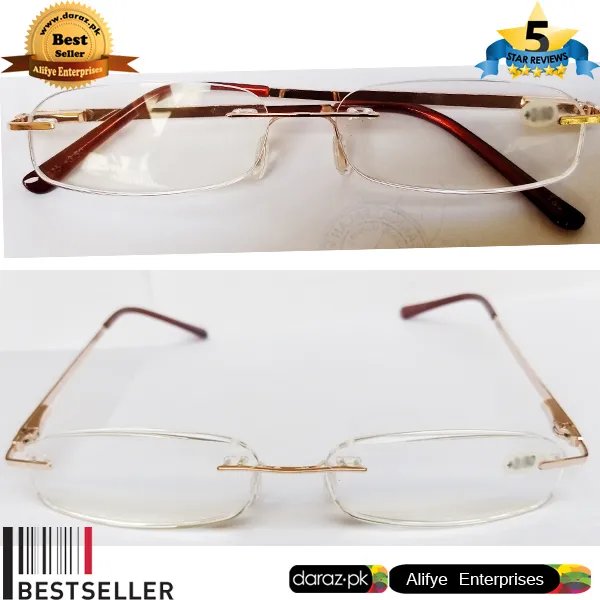Optical%20Three%20Piece%20Glasses%20%20+3.00%20Eye%20Sight%20Reading%20Glasses%20-%20Rimless%20Frame%20-%20With%20Case%20-%20Image%203