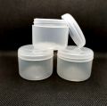 Pack of 12 / Empty Cream Containers 30 Gram Pot Cream Jars Refillable Plastic Cosmetic Containers. 