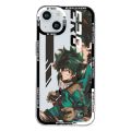 Anime My Hero Academia Midoriya Izuku Phone Case for IPhone 15 14 12 11 Pro Max 7 8 Plus SE20 XR XS X 13 Mini Clear Cover Fundas. 