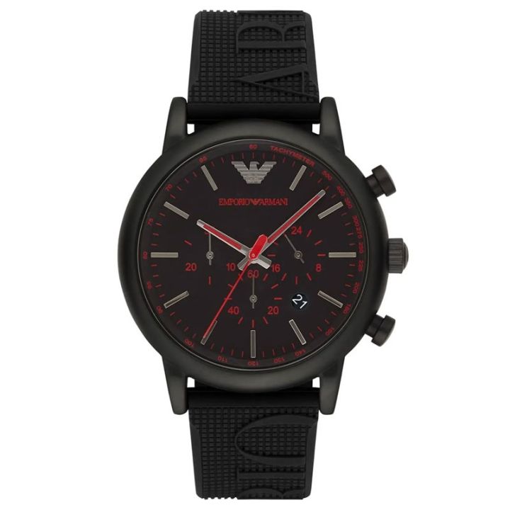 Emporio Armani AR11024 Silicone Strap Wrist Watch For Men’s