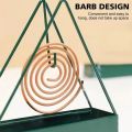 Mosquito Coil Stand Triangle Anti-scald Mosquito Coil Holder Stand Wax Melt Burner Home Decoration Aromatherapy Burner,House Hold Accessories. 
