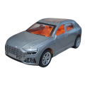 Audi A3 Hatchback Model Mini Metal Car Toy For Kids - Pull Back and Die cast - 4 inches - Grey. 