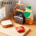 Airtight Crisp Clips Snack Bag Sealers Keep Food with 12 Pcs/box Sealing Clips Fridge Magnet Bag Clips for French Fries More Food Storage Sealing Clips. 