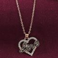 Jewelry for Women Love Heart Birthstone Necklaces Gifts for Her Necklaces for Women I Love You Necklace Girlfriend Wife Birthday Gifts for Wife Women Mom Anniversary Christmas Valentines Mother's Day. 