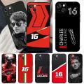 Charles Leclerc 16 F1 Case For iPhone 13 14 Pro Max 11 12 Mini 6S 7 8 Plus SE 2020 2022 X XR XS MAX Cover Coque. 