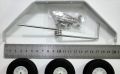 Landing Gear Wheel Kit Cessna 182 RC Airplane  (1200mm) Replacement. 
