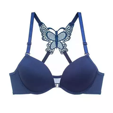 Butterfly Style Bra For Women's Front Open Multicolor Soft Foam Light Padded Bras For Bridals Push Up Style Front Open Bra For Women And Girls
