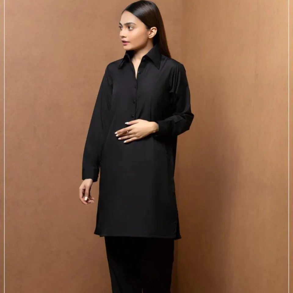 shalwar kameez full black suit for girl