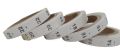 White Size Labels Roll No 24 , 26, 28, 30, 32, 34, 36, Small Medium Large - Printed White Taffta Roll, Clothing Code Labels- Woven Size Label-Number Ribbon Rolls-Polyster  Men Shirt  Woven Labels-Garment Size Labels Packaging type : Roll. 