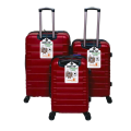 Hardtop 3-Piece Trolley Suitcase Set with4 Spinner Wheels Luggage Set. 