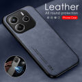 For Xiaomi Redmi Note 14 5G Soft Skin Feel Magnetic Phone Back Cover for 6.67 inches xiaomi redmi note 14 MI NOTE 14 5G Drop Resistant Luxury Leather Protective Cover. 