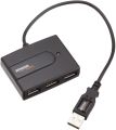 AmazonBasics USB 2.0 4-Port Ultra Mini Hub; Bus-powered. 