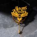 Custom Name Brooch, Name Coat Pin For Men, Name Brooch, Name Lapel Pin With Latest Design Fully Customized. 
