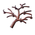 Key Holder Tree Design Wall Hanger for Keys and Key Chains, 7 Hooks, Decorative Home Wall Rack, Durable High Manganese Alloy Steel, Easy to Mount. 