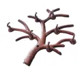 Key Holder Tree Design Wall Hanger for Keys and Key Chains, 7 Hooks, Decorative Home Wall Rack, Durable High Manganese Alloy Steel, Easy to Mount. 