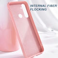 Biruiqu For Realme 5 5i 5S Realme C3 Case Liquid Silicone Soft Gel Rubber Shockproof Cover. 