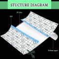 BJIA 100Pcs Practical Waterproof Bandage Swimming Transparent Film Stretch Adhesive Bandage Tape Large Showering Tattoos Dressing Bandages. 