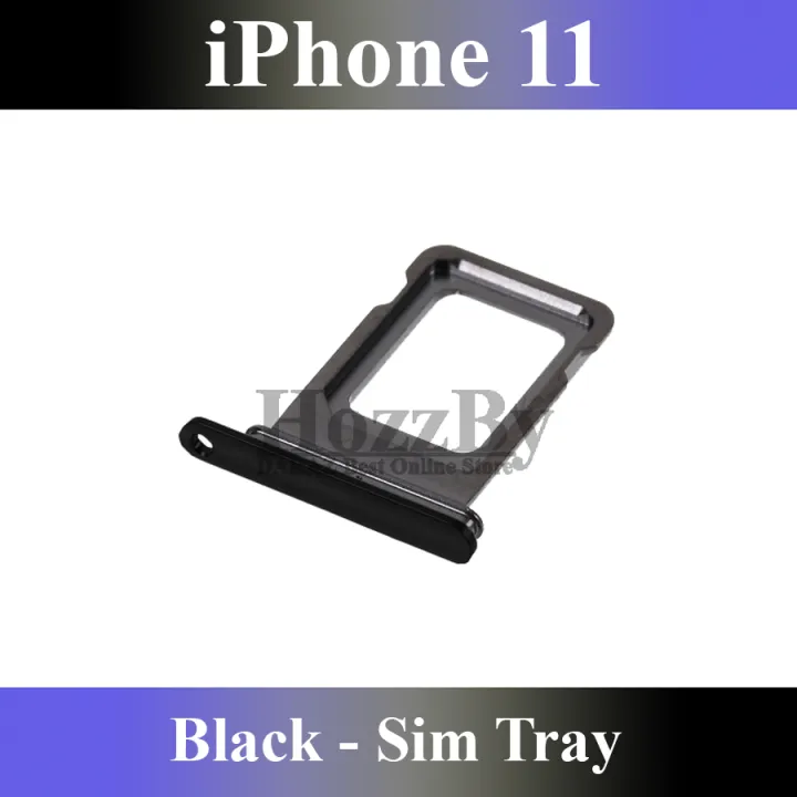 Apple%20Iphone%2011%20SIM%20Tray%20Sim%20Jacket%20Sim%20Slot%20Sim%20Door%20For%20Apple%20Iphone%2011%20-%20Black%20-%20Image%203
