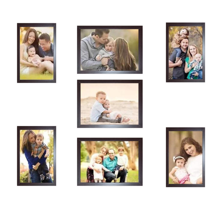 Collage%20Photo%20Frame%20Glass%20front%207%20PCS%20Picture%20Frames%20Wall%20photo%20frame%20Black%20Picture%20Frame%20&%20Room%20Decor%20Foto%20frame%20-%20Image%202