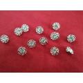Golden/Silver fancy  buttons for dress set of 50 Pieces. 