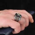 DAIHE Wholesale Price Fashion Jewelry Men Rings Luxury Retro Hip Hop Zircon Ring For Men. 