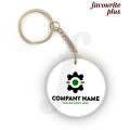 Favourite Plus Company Logo Custom Printed Keychain for kids girls boys bags cartoon Personalized Customized Corporate Keychains. 
