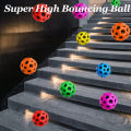 Useful Hole Ball Soft Bouncy Ball Anti Fall Moon Shape PU Extreme High Bouncing Ball for Kids Children Outdoor Games Sports Toys Pizazzazz. 