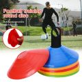 Training Cones Discs Plates Sport Soccer Training Sign Dish Cones Marker Discs Marker Bucket Football Training Sign Dish Agility Training Cones Multicolor Flexible Durable, Training Equipment for Football, Basketball, Agility, Field Marker, Spot Marker. 