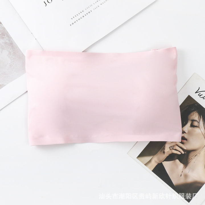 Japan Style bra ice silk seamless bra Wrapped Chest