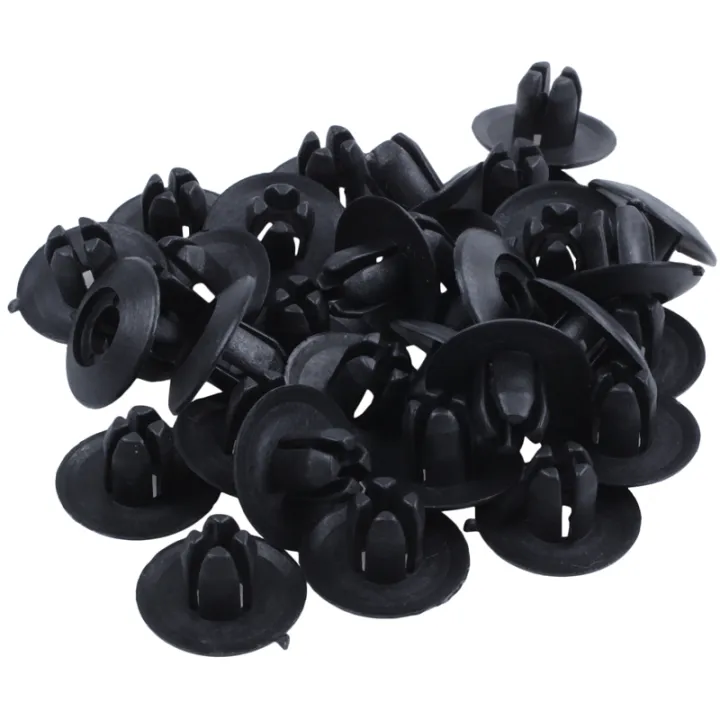 30x%208mm%20Auto%20Fender%20Clips%20Fit%20For%20Acura%20Honda%20Front%20Push-Type%20Retainer%20Clips%20Black%20-%20Image%206